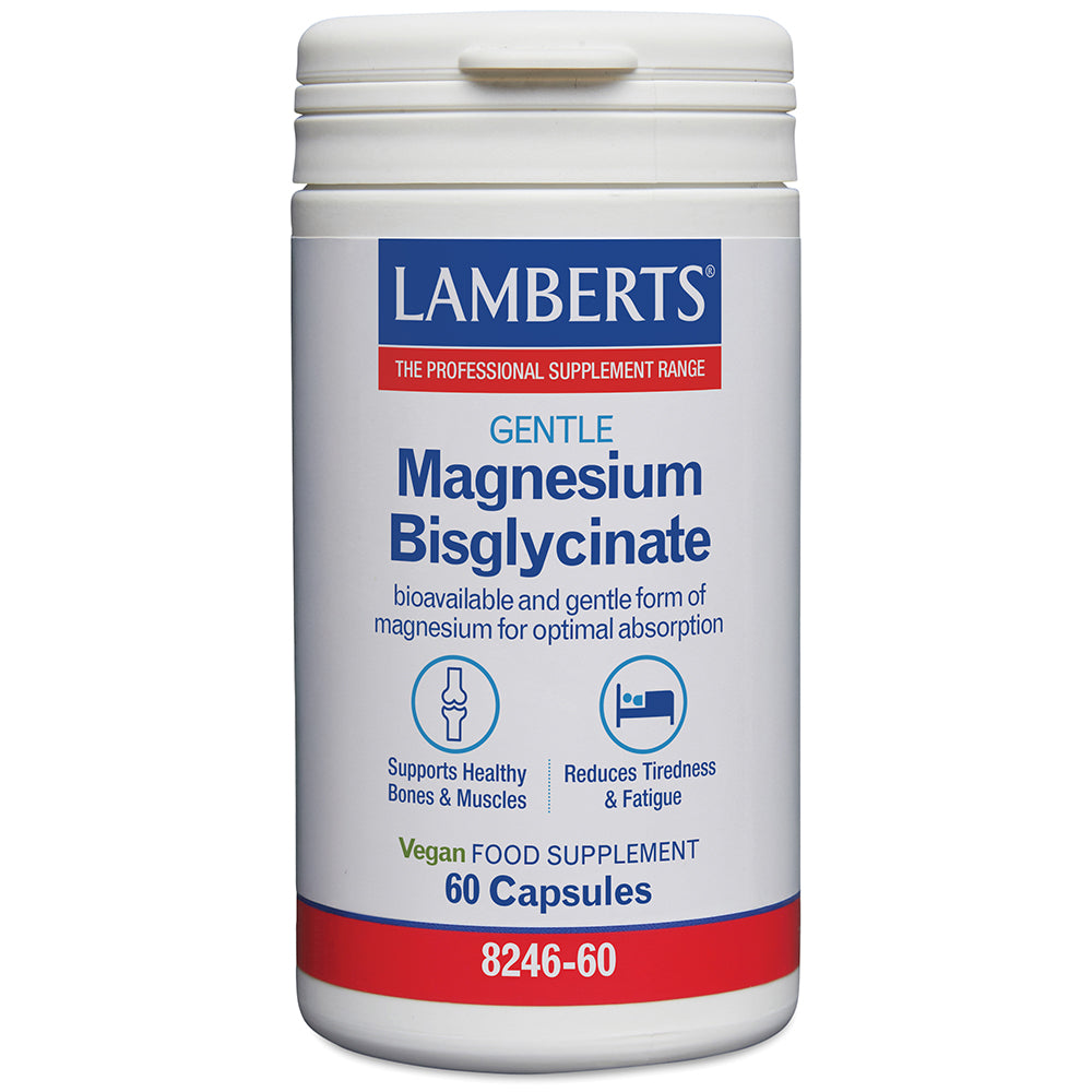 Magnesium Bisglycinate pot on white background