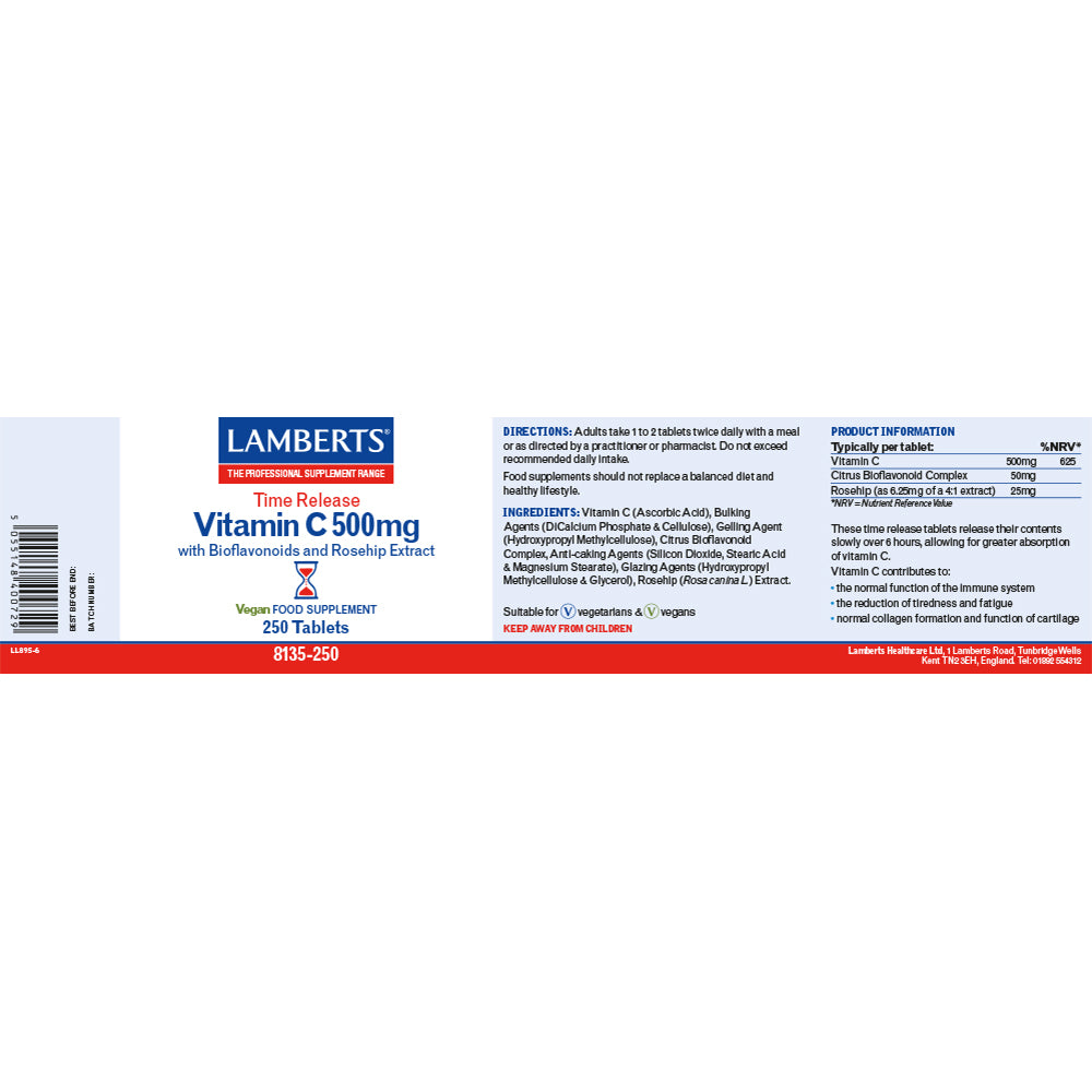 Time Release Vitamin C 500mg