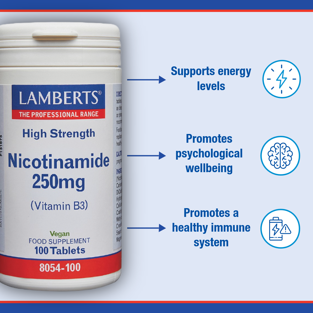 Nicotinamide (B3) 250mg
