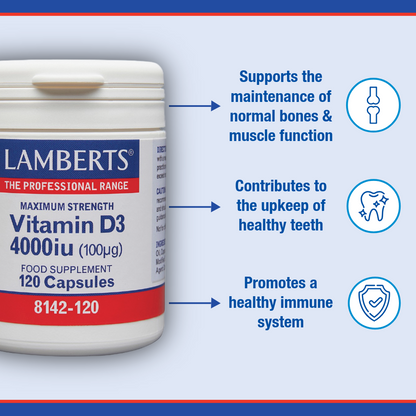 Vitamin D3 4000iu (100µg)