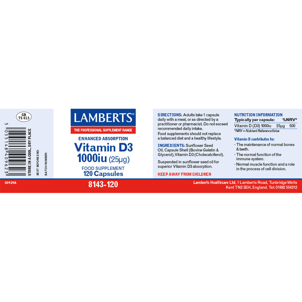 Vitamin D3 1000iu