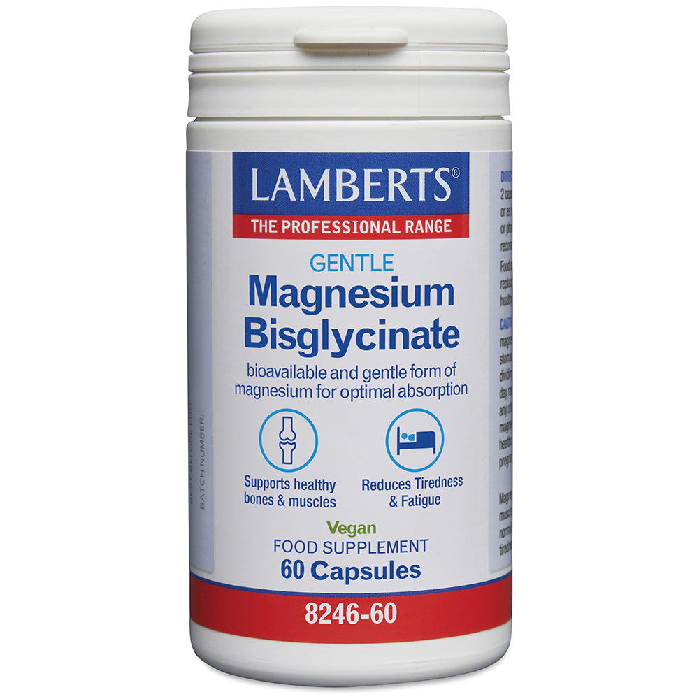 Magnesium Bisgycinate packaging on white background