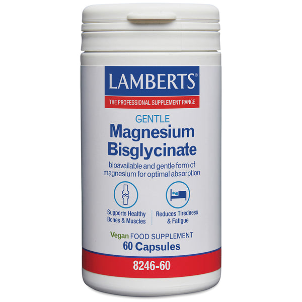 Magnesium Bisglycinate pot on white background
