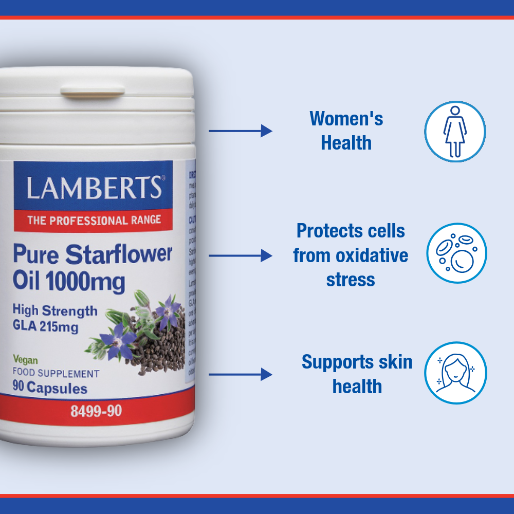 Pure Starflower Oil 1000mg