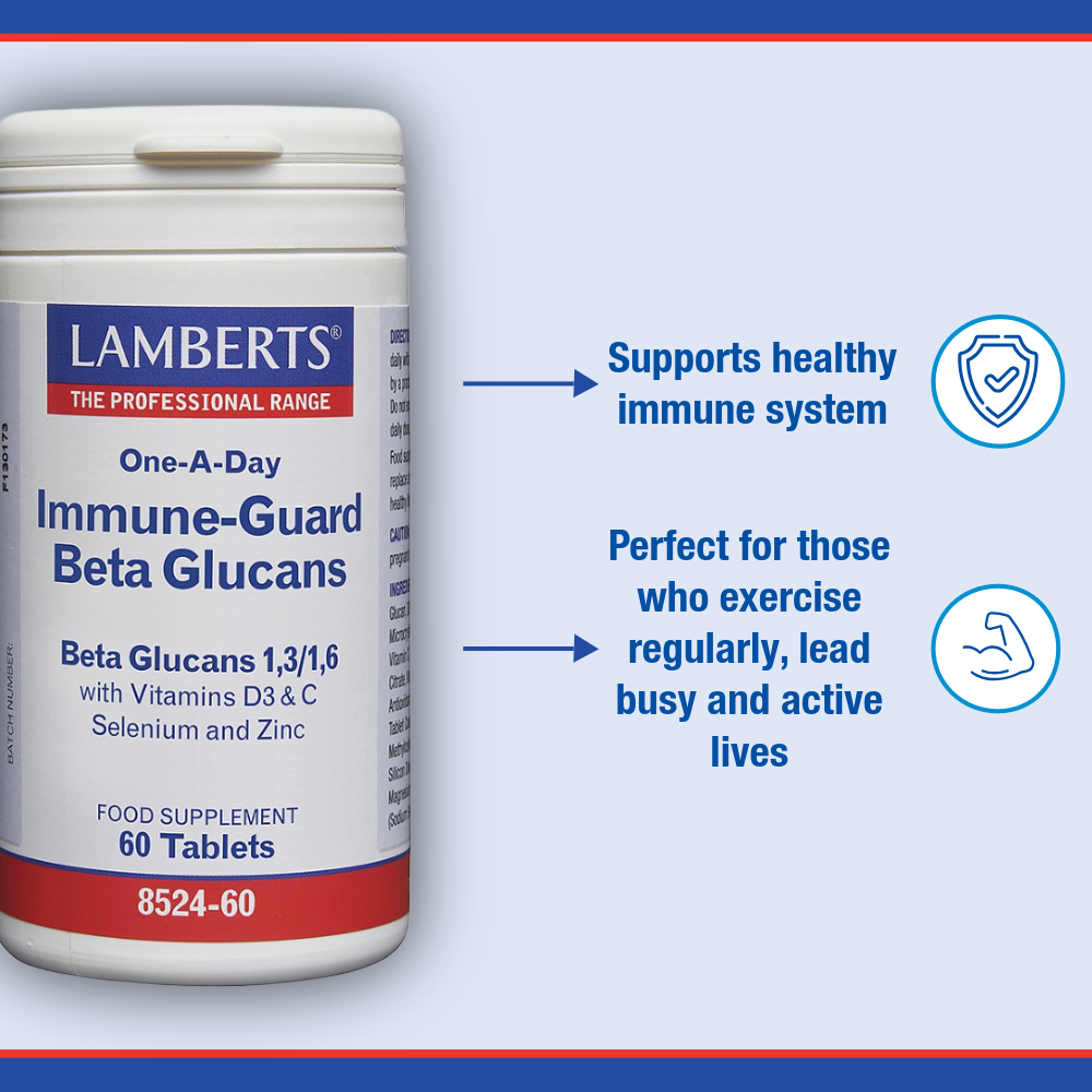 Immune-Guard Beta Glucans – 250mg 1,3/1,6 beta glucans