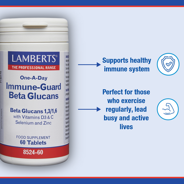 Immune-Guard Beta Glucans – 250mg 1,3/1,6 beta glucans