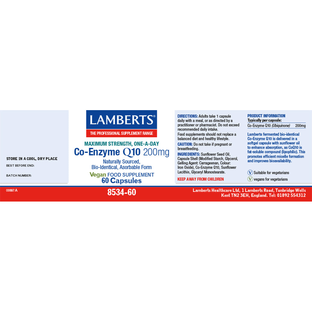 Co-Enzyme Q10 200mg