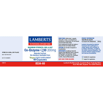 Co-Enzyme Q10 200mg