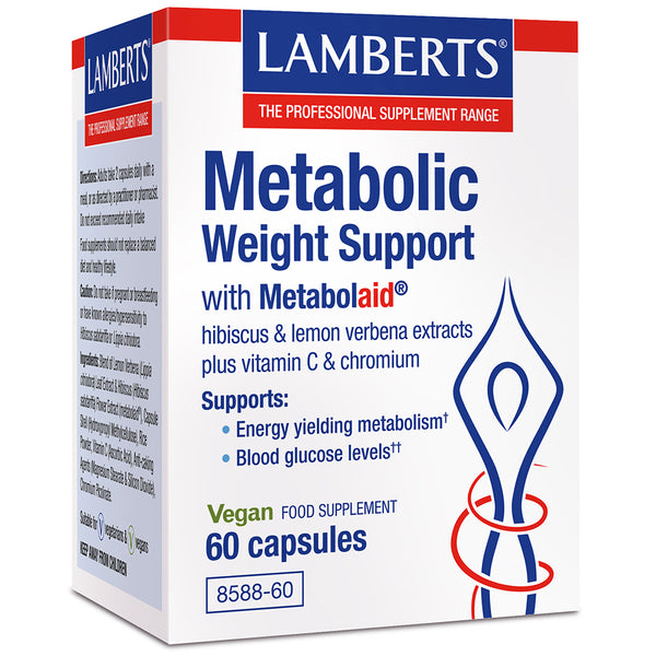 Lamberts Metabolic Weight Support supplement packaging on a white background