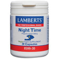 Lamberts Night Time supplement container on a white background