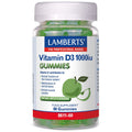 Lamberts Vitamin D3 1000iu Gummies bottle on a white background