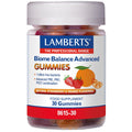 Pot of Lamberts Biome Balance Advanced Gummies on a white background