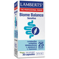 Lamberts Biome Balance Sensitive supplement box on a white background