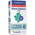 Lamberts Biome Balance Travel supplement box on a white background