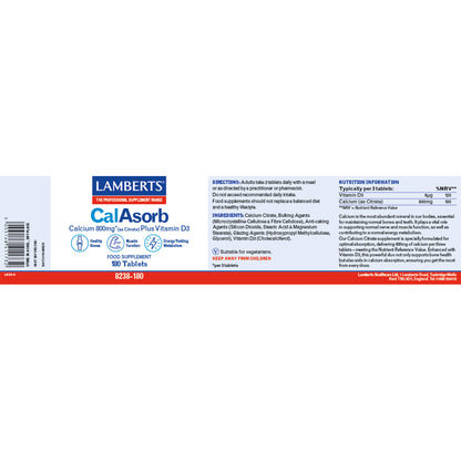 CalAsorb®- Calcium 800mg