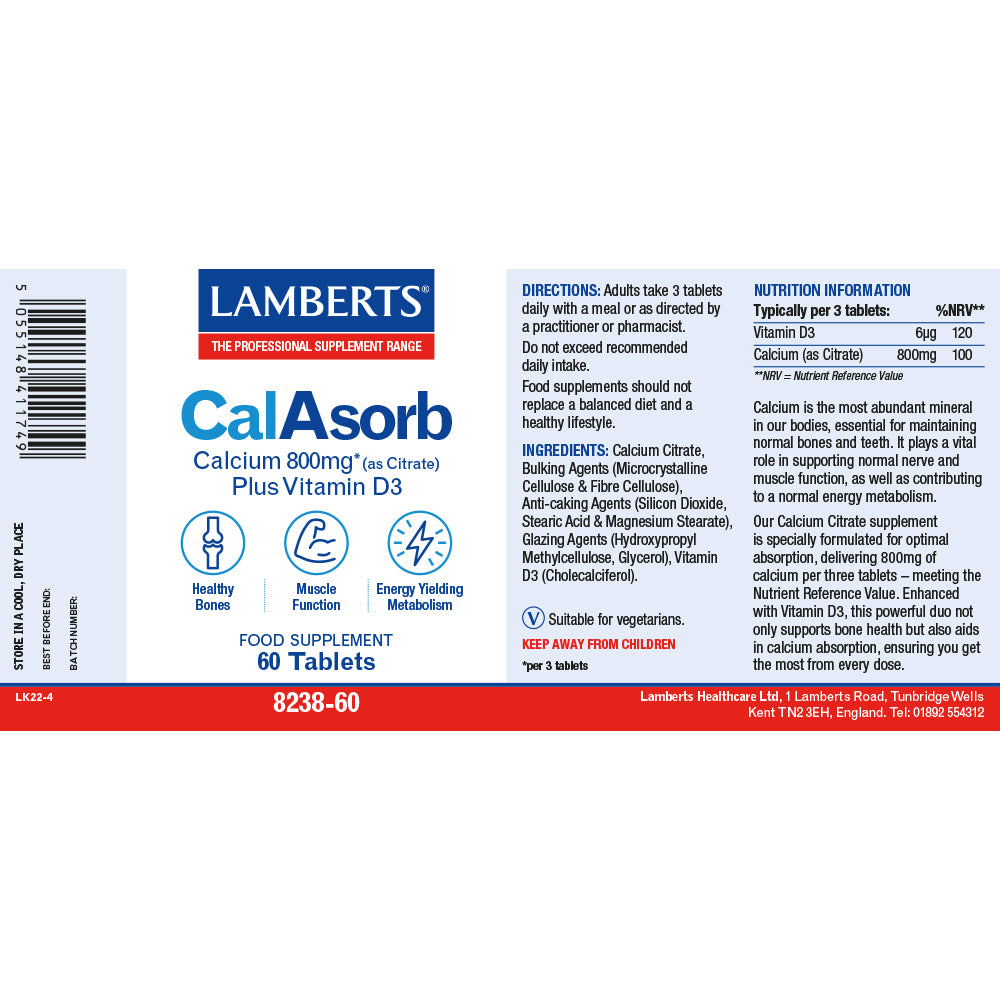 CalAsorb®- Calcium 800mg