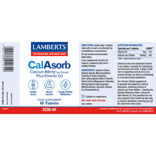 CalAsorb®- Calcium 800mg