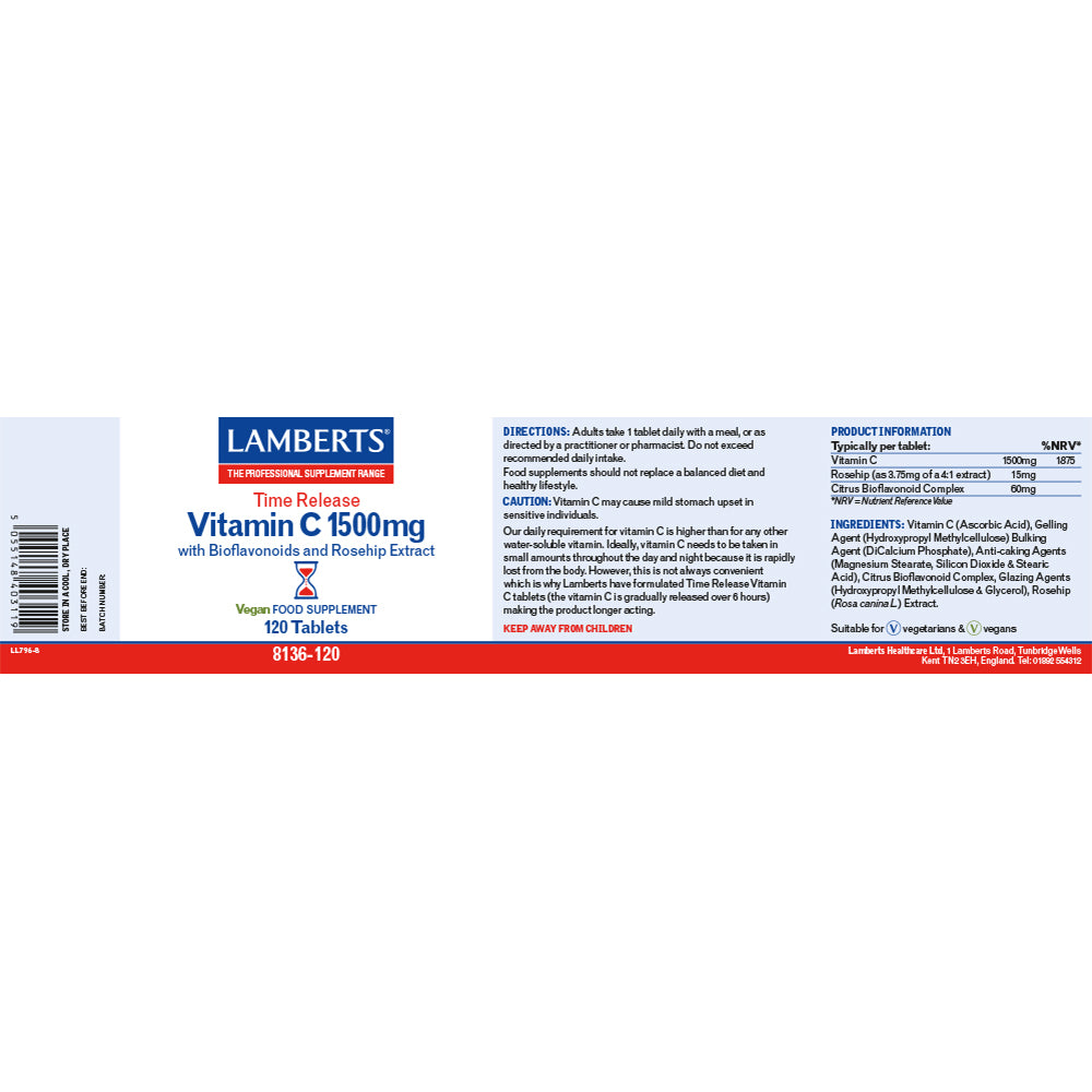 Time Release Vitamin C 1500mg