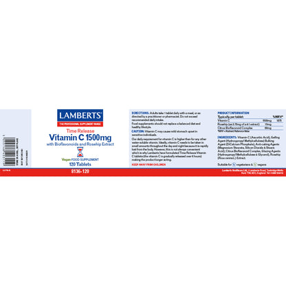 Time Release Vitamin C 1500mg