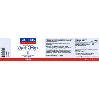 Time Release Vitamin C 500mg