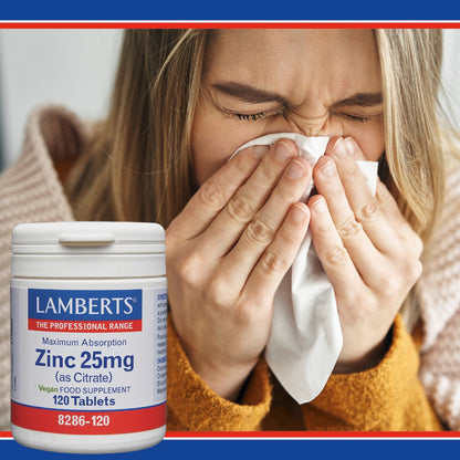 Zinc 25mg (as Citrate)